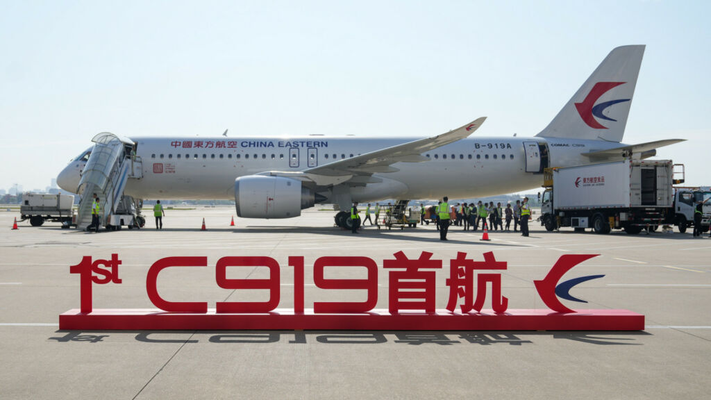Voo inaugural do avião chinês C919 marca a entrada da China no mercado de aviões de passageiros